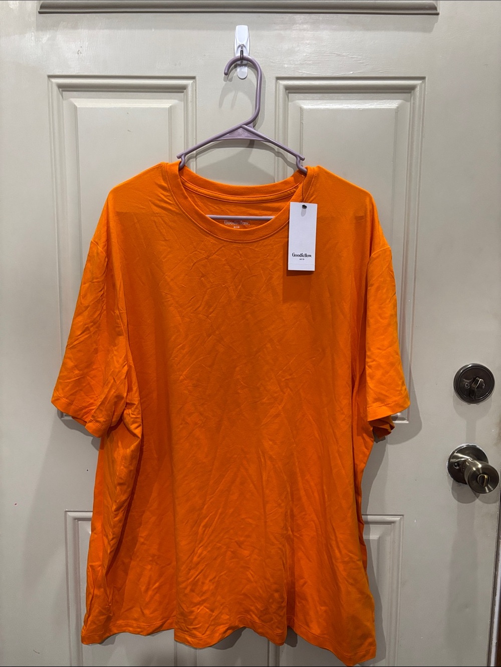 Goodfellow & Co Bright Orange Short-Sleeve Crew Tee
